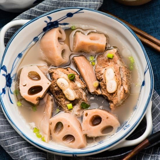 Lotus Root Soup With Pork Ribs