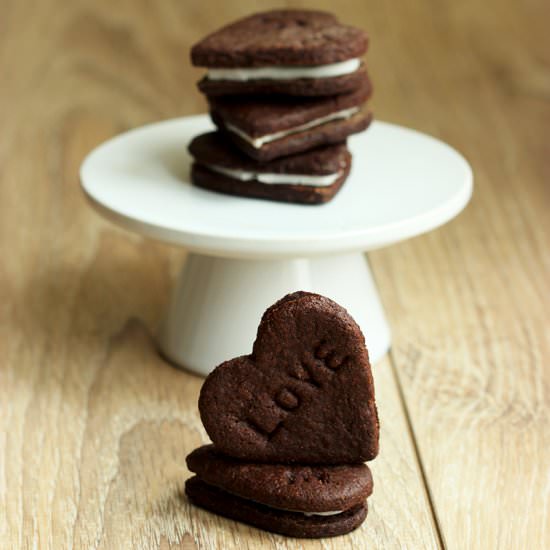Homemade Love Oreo Cookies
