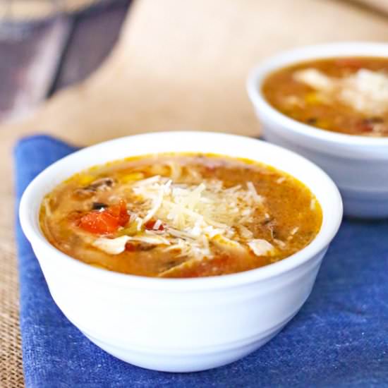 Crock Pot Chicken Enchilada Soup