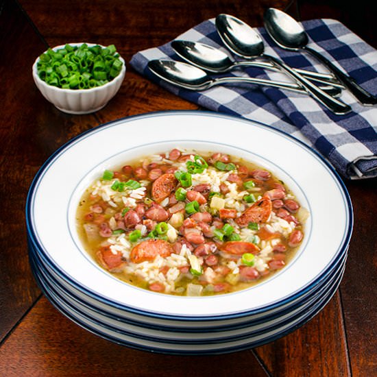 Red Beans and Rice Soup