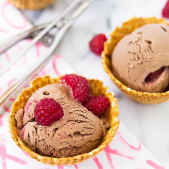 Chocolate Raspberry Ice Cream