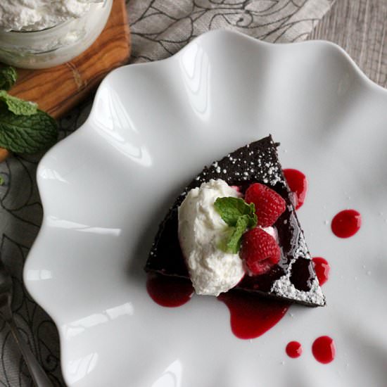 Flourless Chocolate Stout Cake