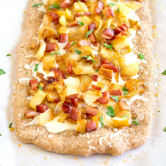 Caramelized Onion, Apple Flatbread