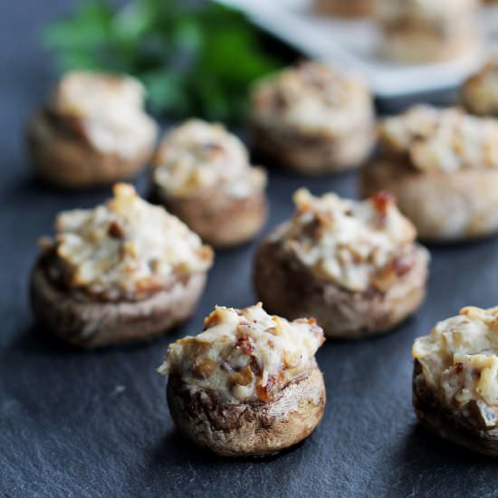 Sausage stuffed Mushrooms