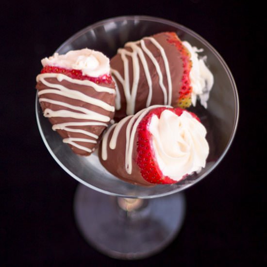 Cheesecake Chocolate Strawberries