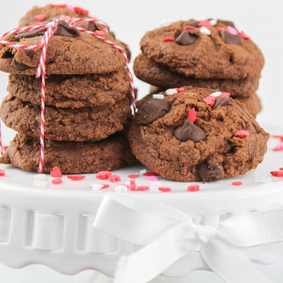 Chocolate Chocolate Chip Cookies