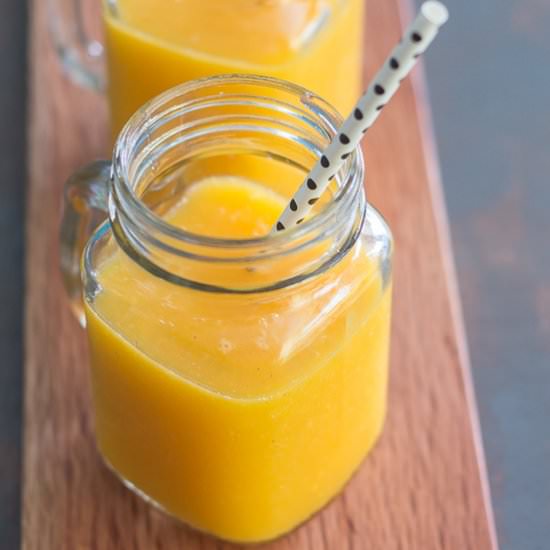 Vegan Mango and Orange Smoothie