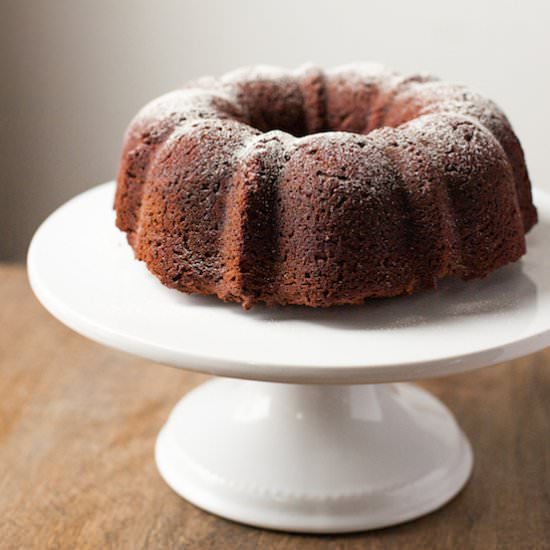 Cinnamon Hazelnut Date Cake
