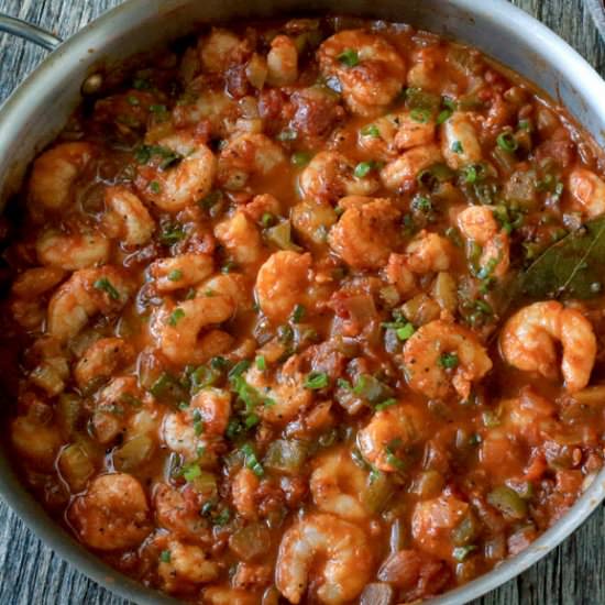 One-Pan Creole Shrimp