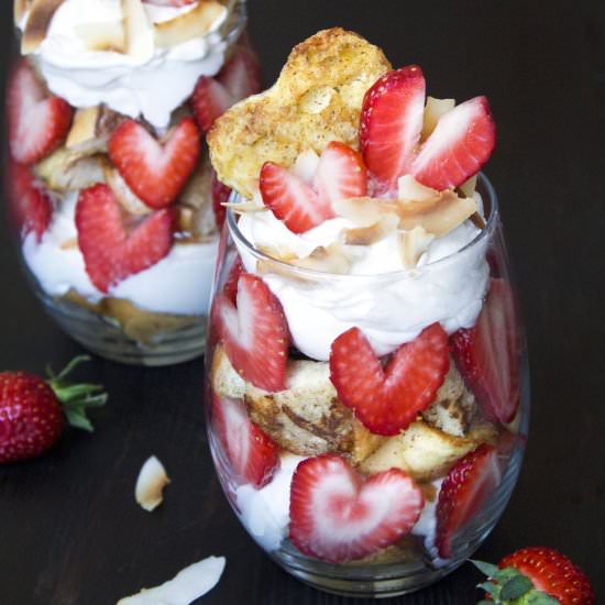 Coconut French Toast Parfaits