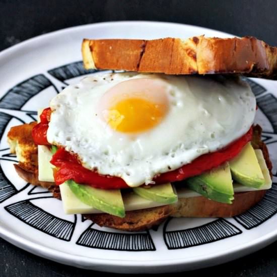 Challah Breakfast Sandwich
