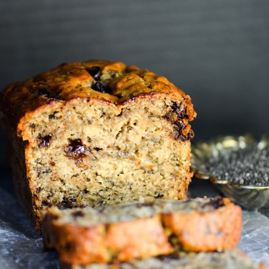 Chia Chocolate Chip Banana Bread
