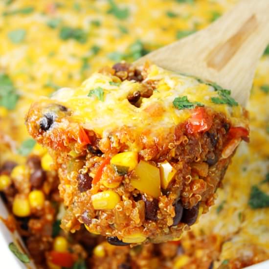 Black Bean & Corn Enchilada