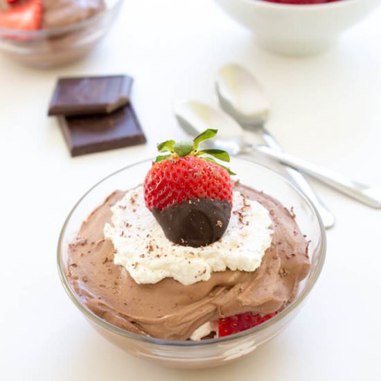 3 Ingredient Chocolate Mousse