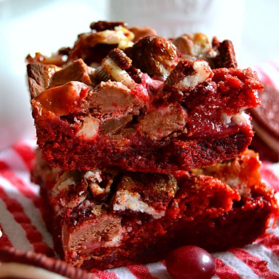 Red Velvet Seven Layer Bars