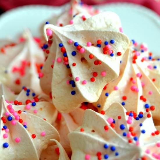 Strawberry Meringues