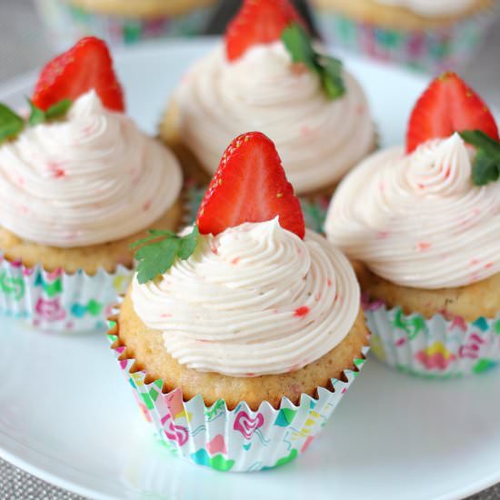 Strawberry Cupcakes