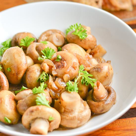 Sauteed Balsamic Mushrooms
