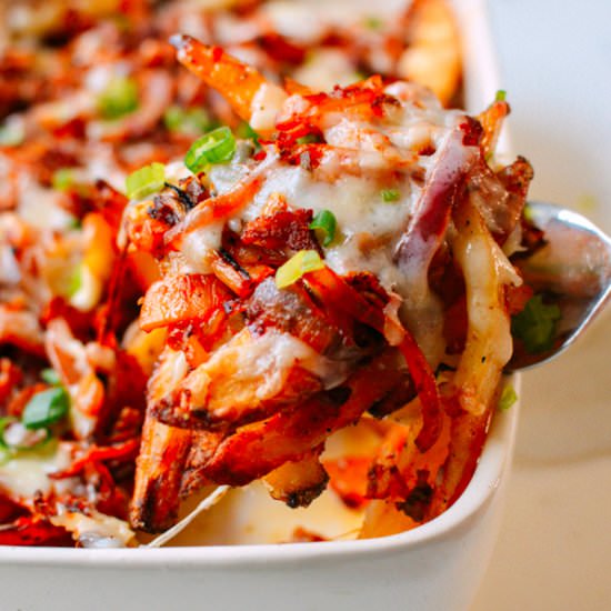 Kimchi Cheese Fries