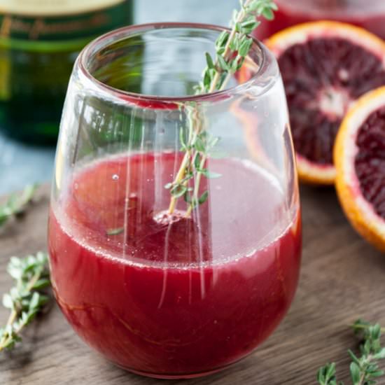 Blood Orange Whiskey Cocktails