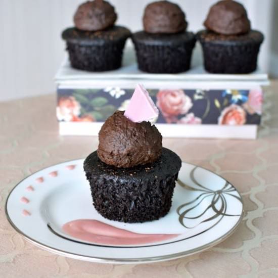Spicy Dark Chocolate Cupcakes