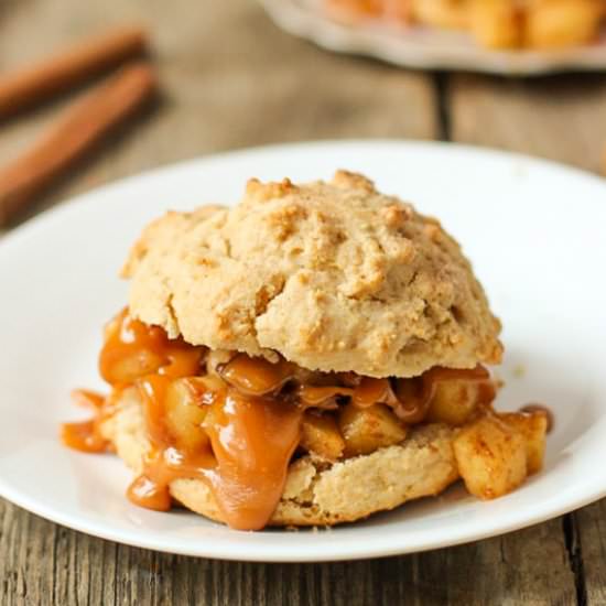 Apple Pie Shortcakes for Two