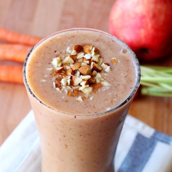 Carrot Apple Protein Smoothie