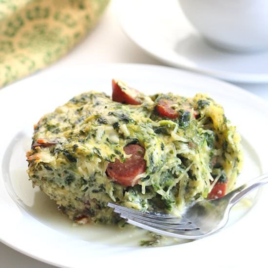 Spaghetti Squash Breakfast Casserole