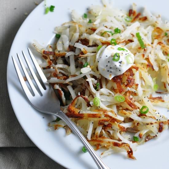 Hash Browns w/ Everything Seasoning