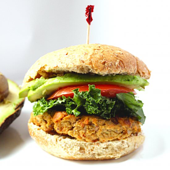Salmon Avocado Burgers