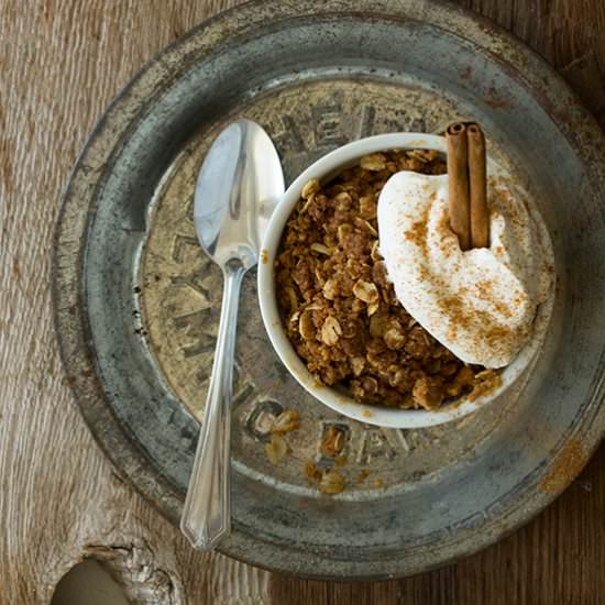 Apple Pie Crumbles {Vegan}