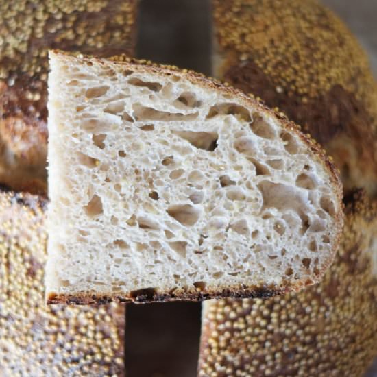Tartine Millet Porridge Sourdough