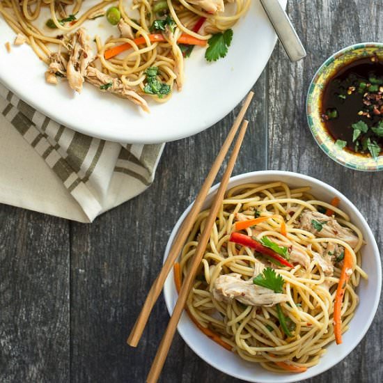 Asian Chicken Pasta Salad