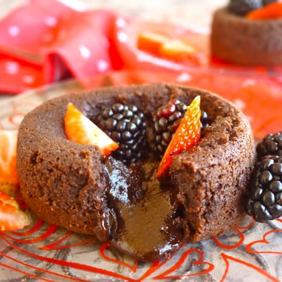 Molten Chocolate n’ Espresso Cakes