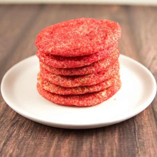 Sanding Sugar Vanilla Cookies