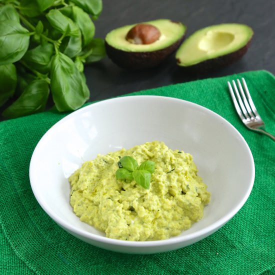 Pesto Scrambled Eggs