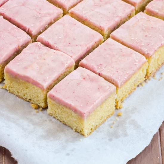 Chewy Frosted Sugar Cookie Bars