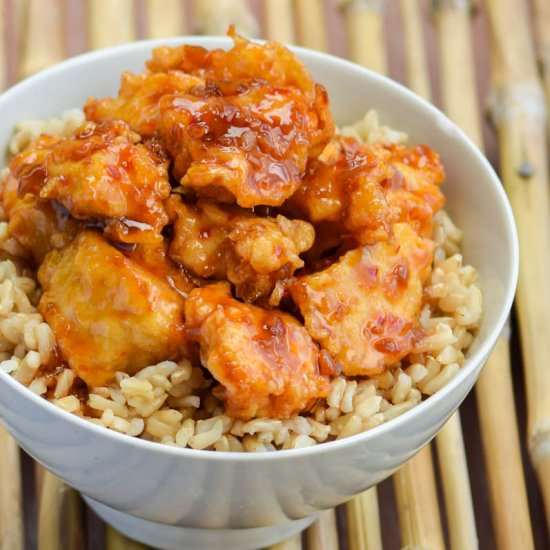 Sweet n Spicy Honey Bourbon Chicken