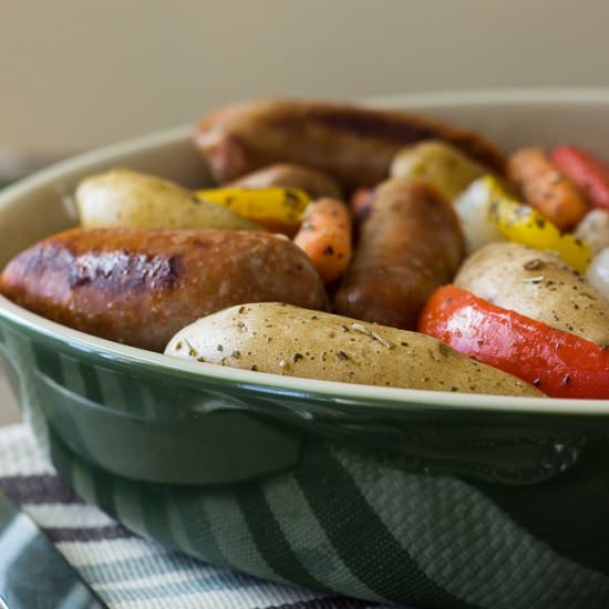 Hearty Sausage Potato Bake