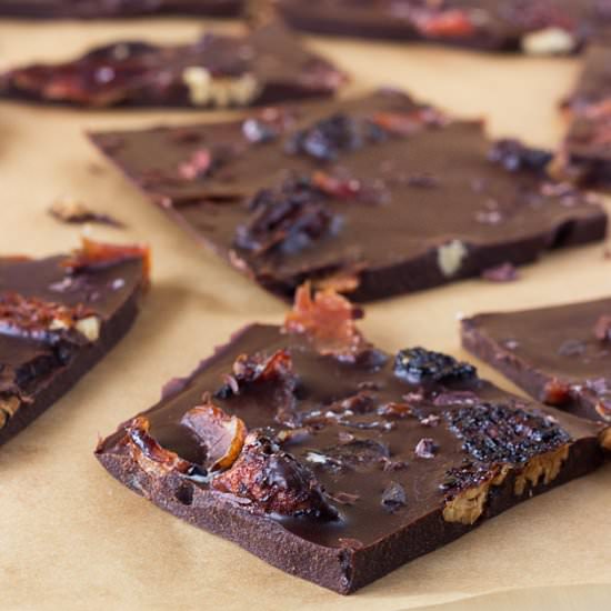 Candied Bacon and Pecan Chocolate