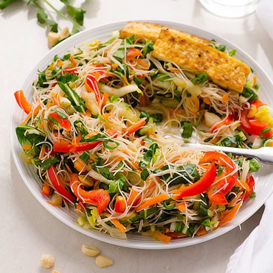 Bok Choy Vermicelli Slaw