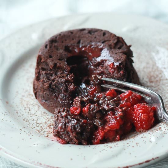 Nutella Chocolate Lava Cake