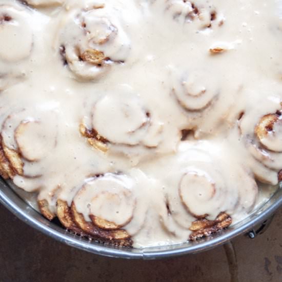 Maple Butter Cinnamon Rolls