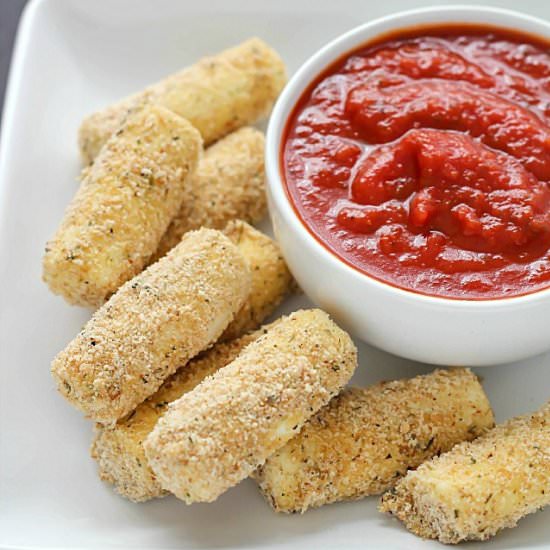 Baked Mozzarella Sticks