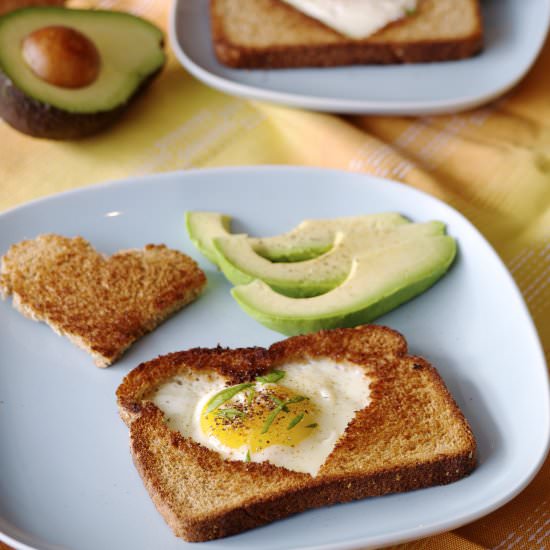 Fried Egg in Toast