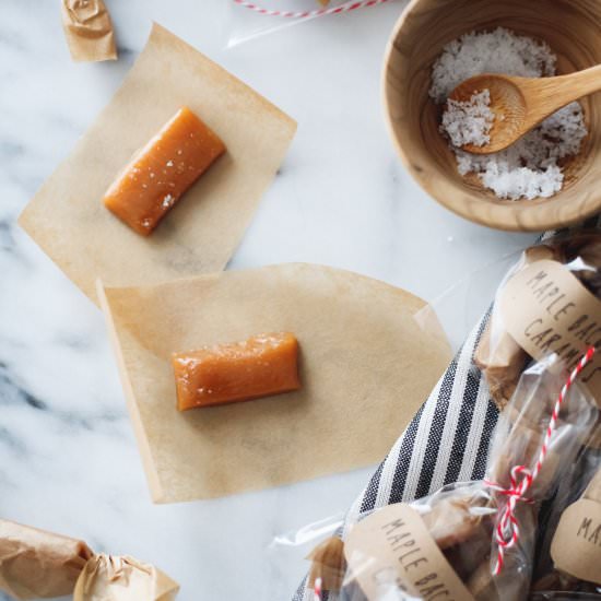 Maple Bacon Fat Caramels