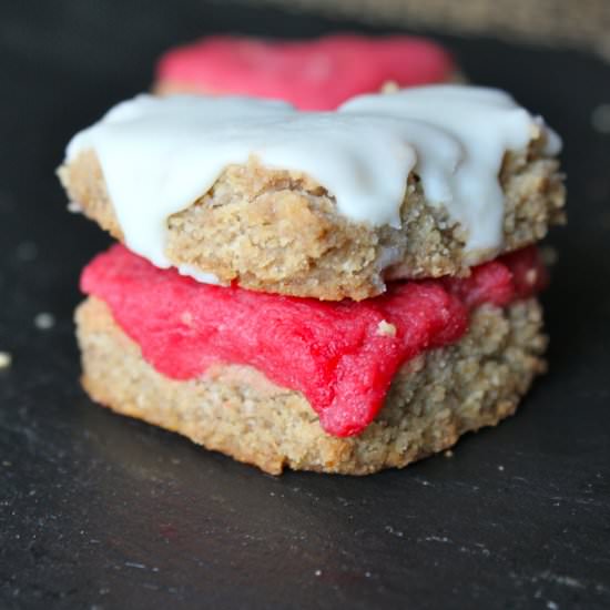 Frosted Valentine Sugar Cookies