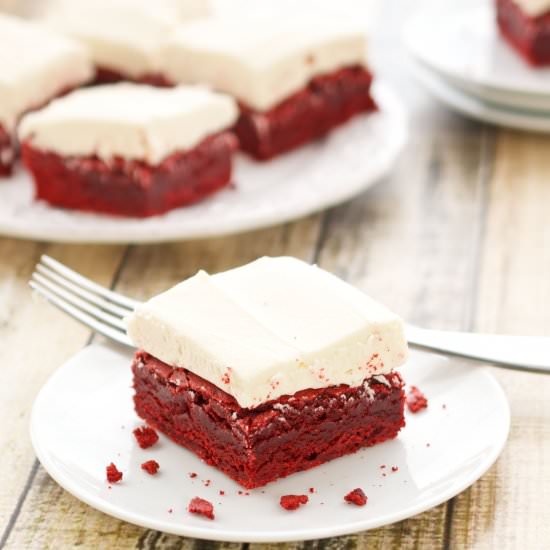 Red Velvet Brownies