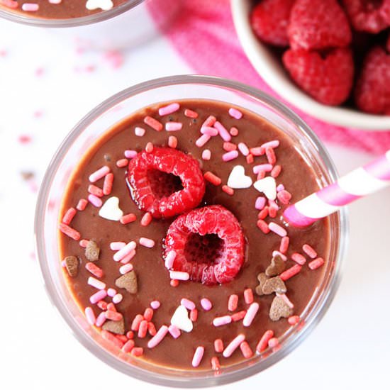 Chocolate Raspberry Smoothie