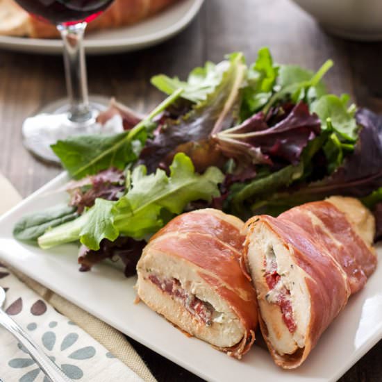 Prosciutto Wrapped Chicken